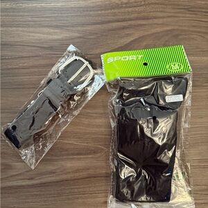 Boys Baseball Black Sports Belt and Socks Set size Small-NWT